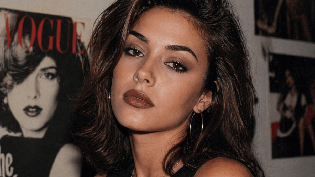 Maquillaje estilo 90