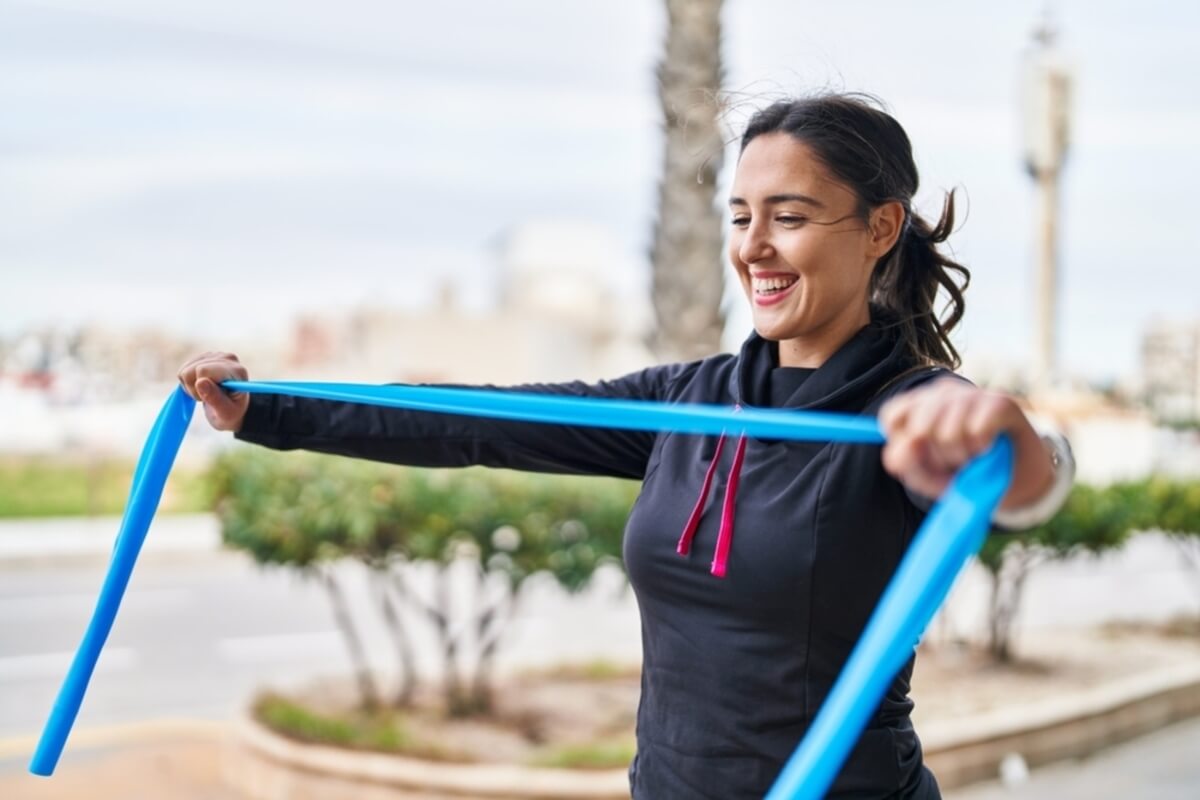 Pull-apart con banda elástica