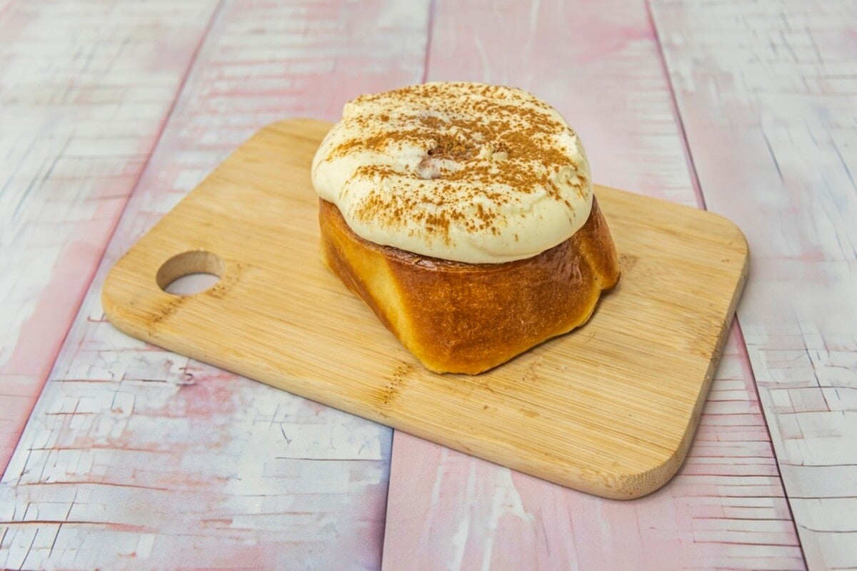 Rollito de canela en versión tiramisú