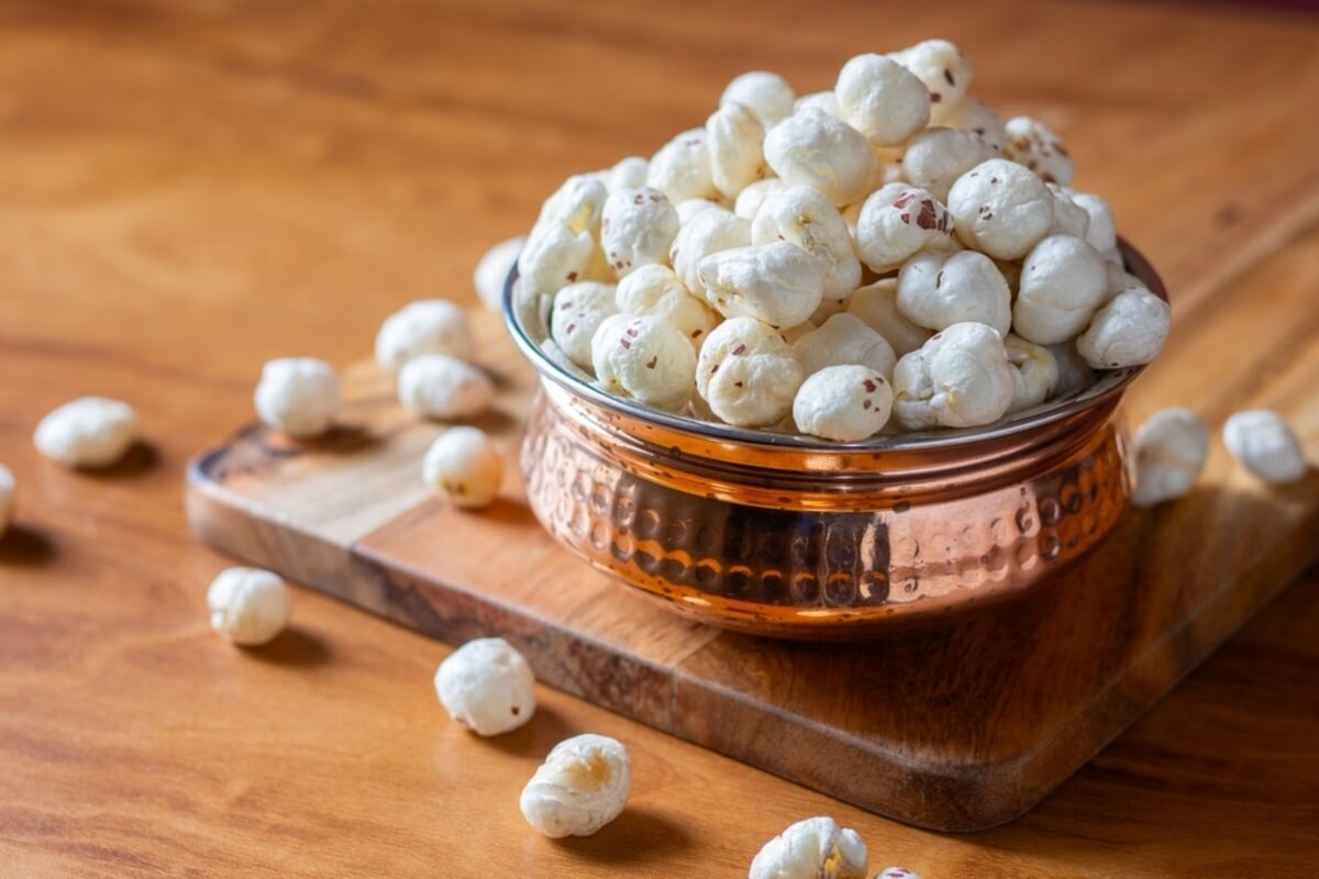 Semillas de makhana tostadas