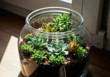 Cómo montar un terrario bonito y fácil para decorar rincones de tu casa
