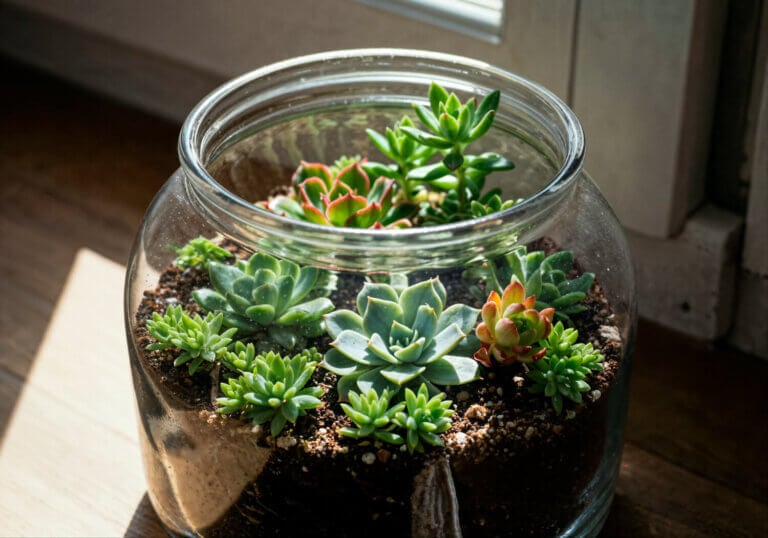 Cómo montar un terrario bonito y fácil para decorar rincones de tu casa