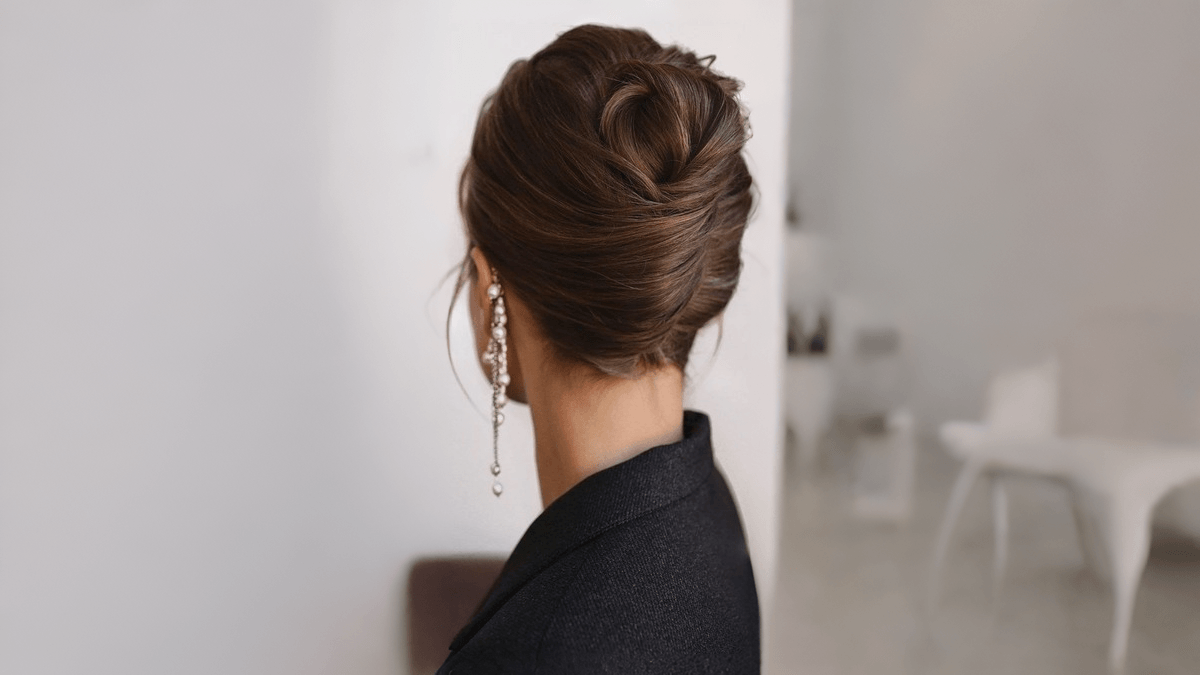 Twist francés con pinza