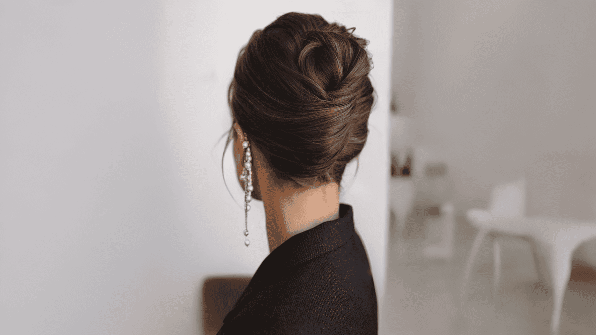 Twist francés con pinza