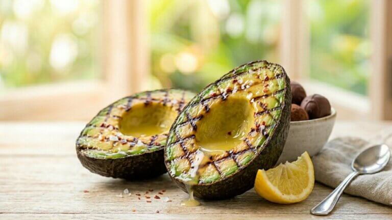 Aguacate a la parrilla