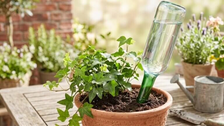 Autorriego para plantas