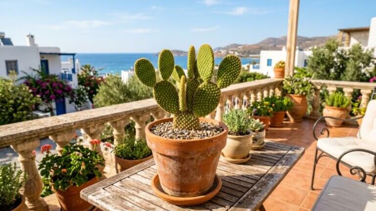 Cactus Opuntia microdasys
