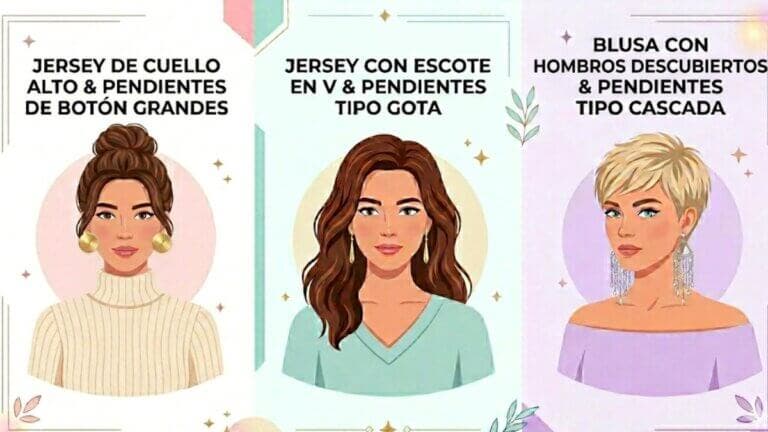 Pendientes por escote