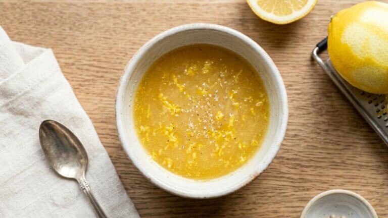 Salsa de mantequilla con limón