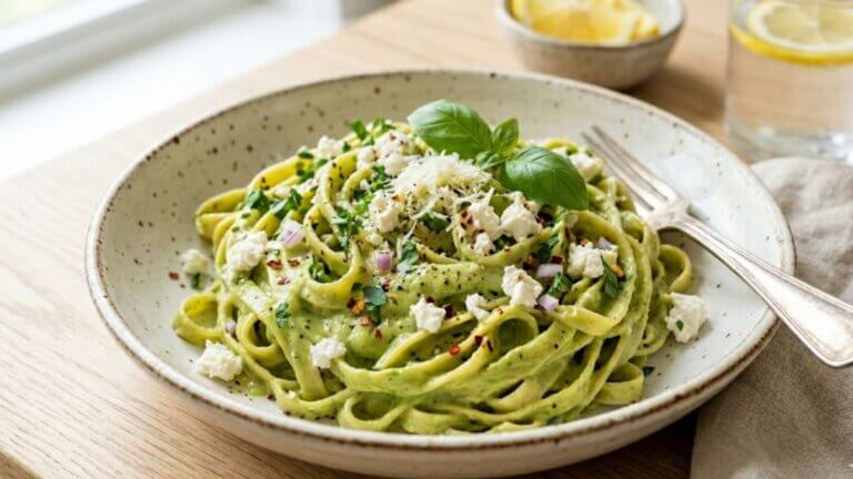 Salsas cremosas para pasta con aguacate