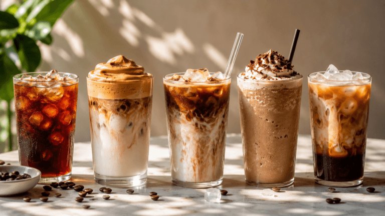 8 bebidas frías con café que refrescan y te dan energía para la tarde