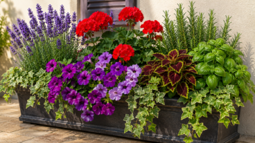 Cómo hacer un diseño floral en jardinera: 7 plantas que aportan color y equilibrio