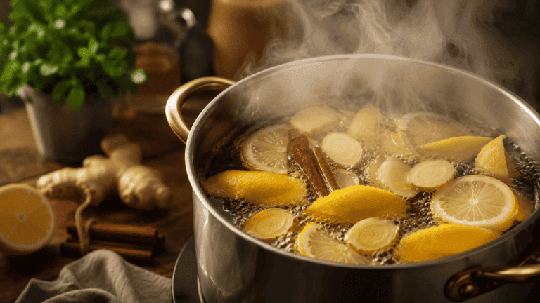 Hervir cáscara de limón con canela y jengibre: el secreto para un día reconfortante