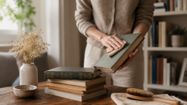 Limpia tus libros sin estropearlos: guía simple paso a paso