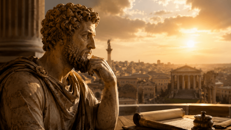 Marco Aurelio: "Mira bien dentro de ti. Allí está la fuente del bien"
