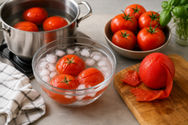 Pelar tomates nunca fue tan fácil: el método de escaldado paso a paso