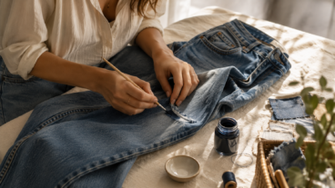 Dale nueva vida a tus jeans desgastados con estos trucos caseros