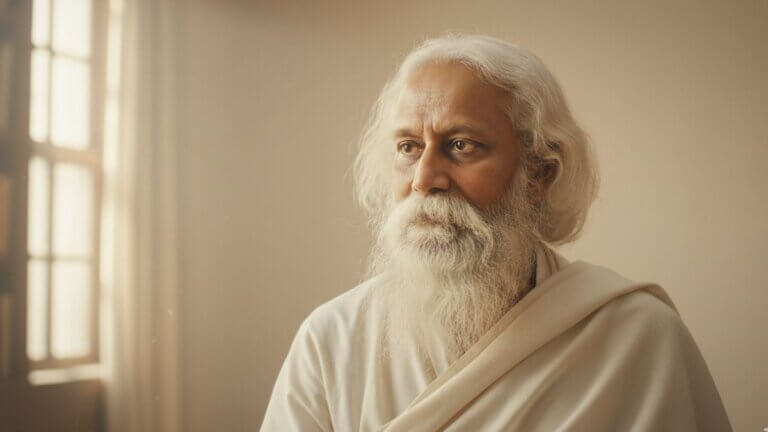Rabindranath Tagore: "Si cierras la puerta a todos los errores, también la verdad se quedará fuera"