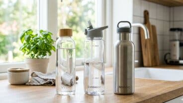 ¿Vidrio, metal o plástico? Qué botella usar para todos los días
