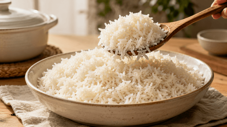 Arroz esponjoso sin secretos: cómo lograr granos sueltos paso a paso