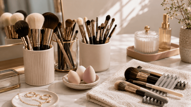 Brochas y esponjas sucias: 5 errores que arruinan el acabado del maquillaje