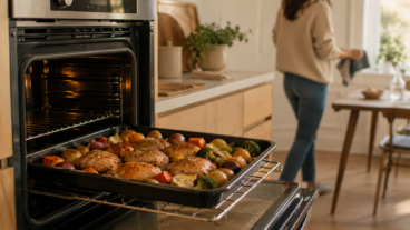 Cocina sólo con el horno: cómo resolver una comida completa sin vigilar