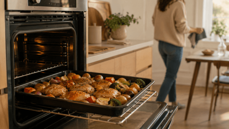 Cocina sólo con el horno: cómo resolver una comida completa sin vigilar