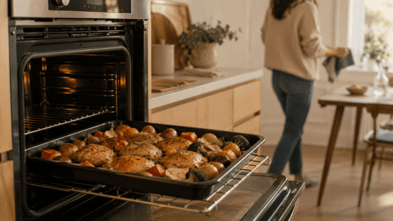 Cocina sólo con el horno: cómo resolver una comida completa sin vigilar