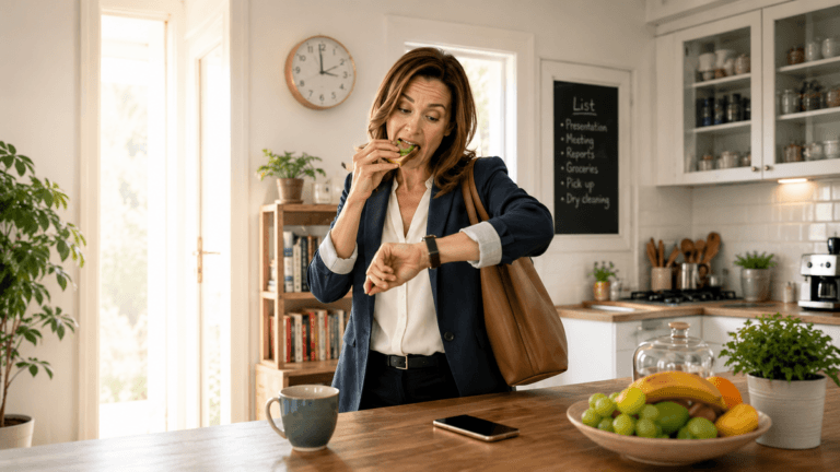 Por qué desayunar de pie puede cambiar más tu mañana de lo que parece