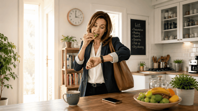 Por qué desayunar de pie puede cambiar más tu mañana de lo que parece