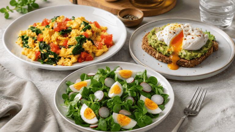 Cómo desayunar huevos sin repetir la misma receta cada día