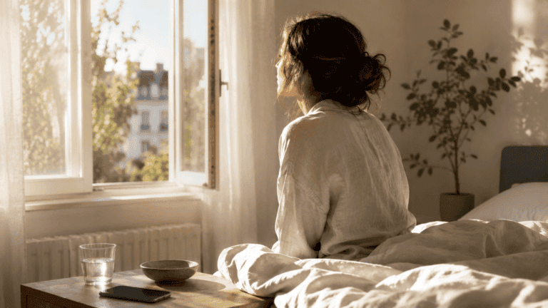 Día acelerado desde la cama: cómo reducir decisiones y estímulos al levantarte