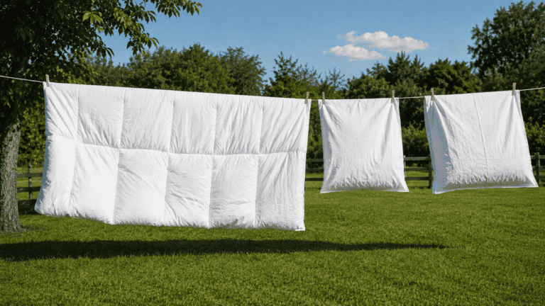 ¿No caben en la lavadora? El truco para limpiar edredones y almohadas en casa