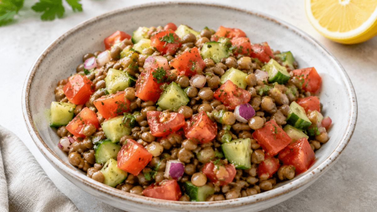 Ensalada con legumbres