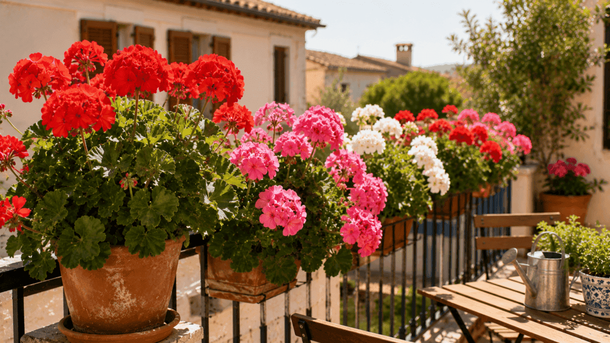 Planta de geranio