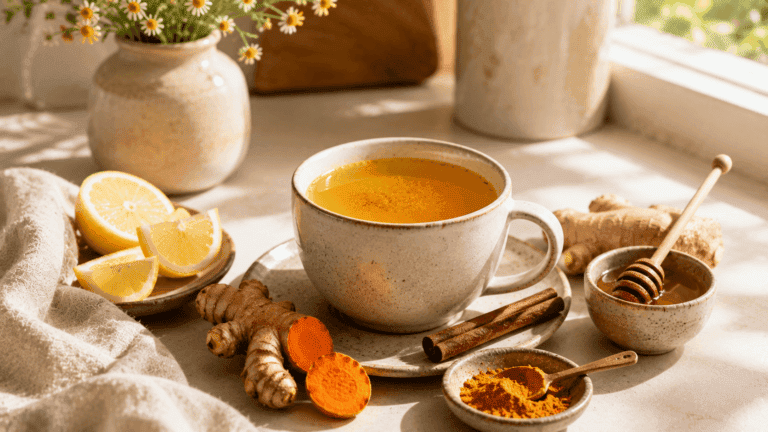 Cómo preparar la infusión de cúrcuma para comenzar el día con más calma