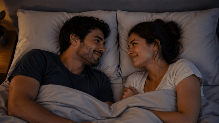 Dormir juntos sin hablarse: 4 rituales sencillos para reconectar antes de dormir