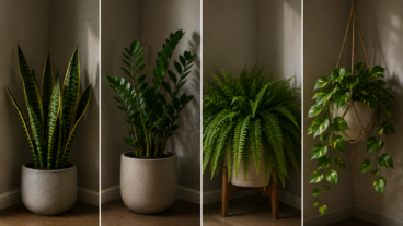 4 plantas para poner en un rincón con poca luz: opciones reales más allá del “todo vale”