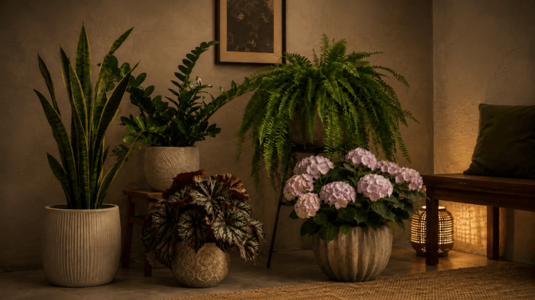 Plantas que aman la sombra: las 8 más bonitas para decorar rincones oscuros