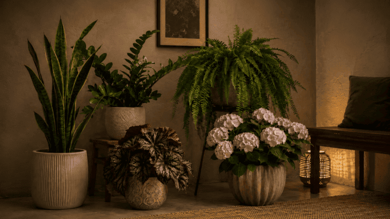 Plantas que aman la sombra: las 8 más bonitas para decorar rincones oscuros