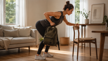 Remo con mochila en casa: cómo fortalecer la espalda sin mancuernas y con buena técnica