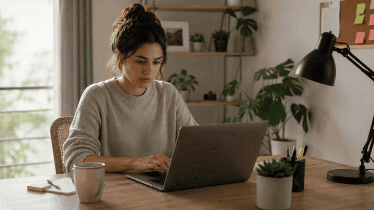 Trabajar desde casa: rutina de 7 minutos para apagar el ruido mental antes de empezar
