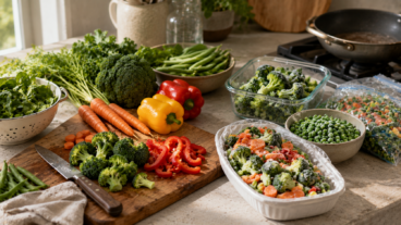 Verduras frescas o congeladas: cómo elegir mejor según tu tiempo, presupuesto y forma de cocinar