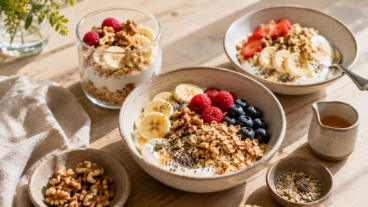 Yogur con avena sin aburrirte: 3 cambios de textura para variar el desayuno