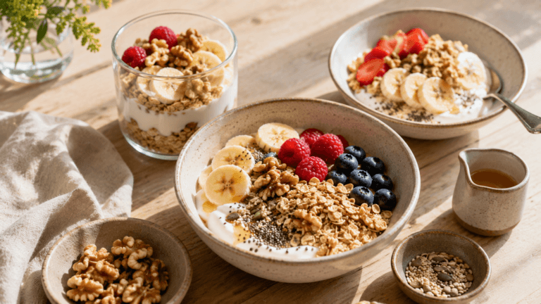 Yogur con avena sin aburrirte: 3 cambios de textura para variar el desayuno