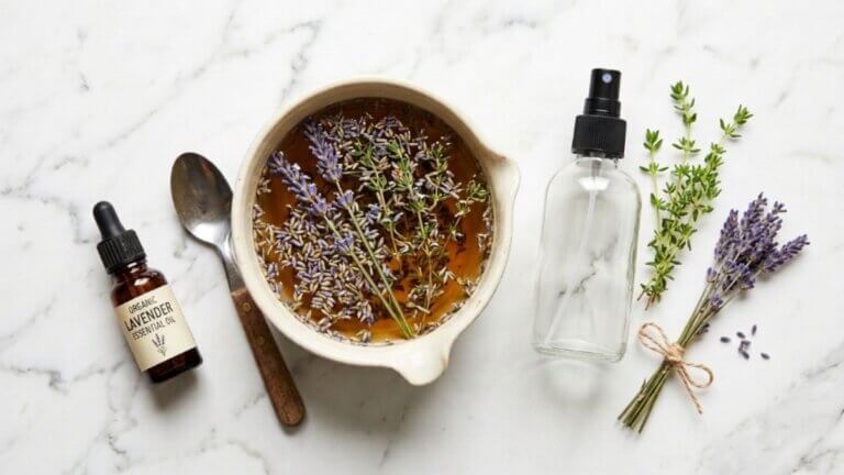 ¿Ropa con olor a humedad? Haz un spray casero de lavanda y tomillo para refrescarla
