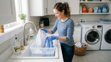 Cómo usar vinagre blanco para eliminar el olor a humedad de la ropa