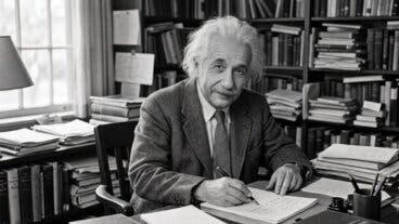 Albert Einstein: "No intentes convertirte en una persona de éxito, sino en una persona de valor"