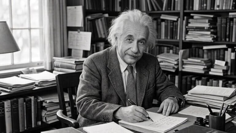 Albert Einstein: "No intentes convertirte en una persona de éxito, sino en una persona de valor"