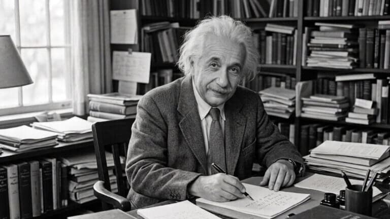Albert Einstein: "No intentes convertirte en una persona de éxito, sino en una persona de valor"